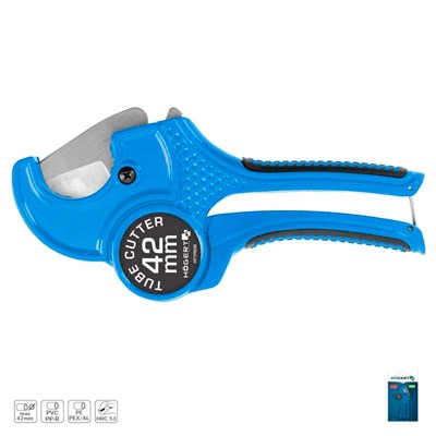 Труборез для пластиковых труб ПВХ, 0-42 мм HOEGERT - фото 10032