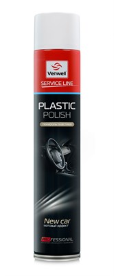Plastic Polish New Car, полироль пластика высокий блеск (аэрозоль). - фото 10180