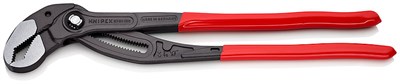 KNIPEX COBRA® клещи переставные, 90 мм (3 1/2"), под ключ 95 мм, 400 мм, серые, 1К ручки - фото 10258