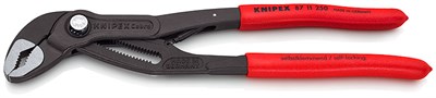 KNIPEX COBRA® …matic клещи переставные и с пружиной, 50 мм (2"), под ключ 46 мм, 250 мм, серые, 1К ручки - фото 10274