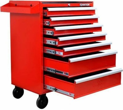 ТЕЛЕЖКА ИНСТРУМЕНТАЛЬНАЯ, 7 ВЫДВИЖНЫХ ЯЩИКОВ KING TONY - фото 18651