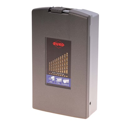 Набор сверл по металлу Ruko 1-13мм 25шт HSSE-Co5 130° DIN338 - фото 18660