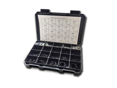 Набор стопорных колец для вала DIN 471 в кейсе (от 5 до 35мм - 1060шт) - фото 18726