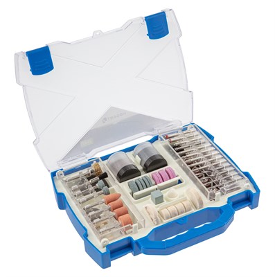 HOEGERT Набор запасных аксессуаров для многофункциональной гравировальной машинки 145 пр. - фото 5737