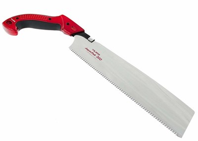 Ручная пила Japan Pull JPR300A, с алюминиевой изогнутой ручкой TAJIMA - фото 6552