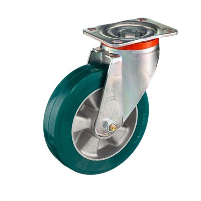 Колесо большегрузное поворотное из эластичного полиуретана - фото 7449