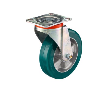 Колесо большегрузное поворотное из эластичного полиуретана - фото 7452