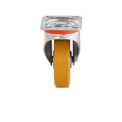 Колесо поворотное с передним тормозом из полиуретана Tellure Rota - фото 7572