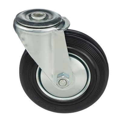 Колесо поворотное с отверстием под болт 12мм Стелла-техник 4004-125 - фото 8398