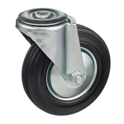 Колесо поворотное с отверстием под болт 12мм Стелла-техник 4004-125 - фото 8400