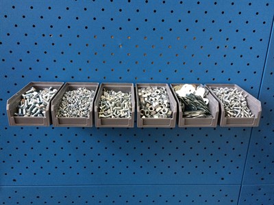 Пластиковый ящик Стелла-техник V-1-серый - фото 8470