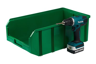 Пластиковый ящик Стелла-техник V-4-зеленый - фото 8545