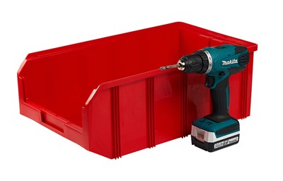 Пластиковый ящик Стелла-техник V-4-красный - фото 8551