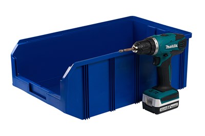 Пластиковый ящик Стелла-техник V-4-синий - фото 8563