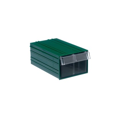 Пластиковый короб Стелла-техник С-2-зеленый-прозрачный - фото 8582