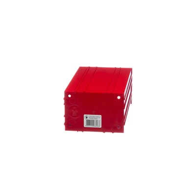 Пластиковый короб Стелла-техник С-2-красный-прозрачный - фото 8590