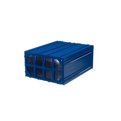 Пластиковый короб Стелла-техник С-510-синий-прозрачный - фото 8605