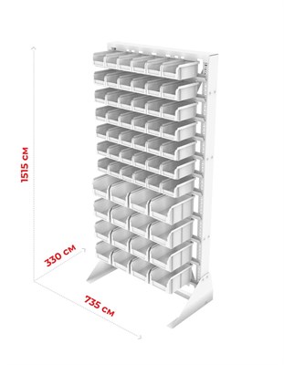 Стойка 735х1500 Стелла-техник А1-07-04-00 - фото 9063