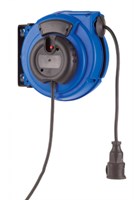 Самосматывающийся удлинитель с креплением на стену/IP24/10м H07RN-F3G1,5/синий KBZ10NT HEDI