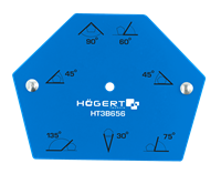 HOEGERT Шестигранный магнитный угольник для сварочных работ 22,5кг