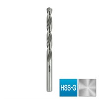 Свёрла спиральные по металлу DIN 338 тип N, HSS-G - Без покрытия