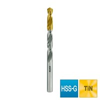 Свёрла спиральные по металлу DIN 338 типа N, HSS-G, с титан-нитридным покрытием TiN