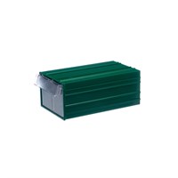 Пластиковый короб Стелла-техник С-2-зеленый-прозрачный