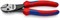 KNIPEX TwinForce® бокорезы, рез: мягкая проволока d 5.5 мм, проволока средней твёрдости d 4.6 мм, твёрдая проволока d 3.2 мм, рояльная струна (HRC 59) d 3 мм, 180 мм, чёрные, 2К ручки - фото 10341