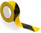 Лента разметочная самоклеящаяся 50 мм x 33 м, цвет чёрный/жёлтый - фото 10375